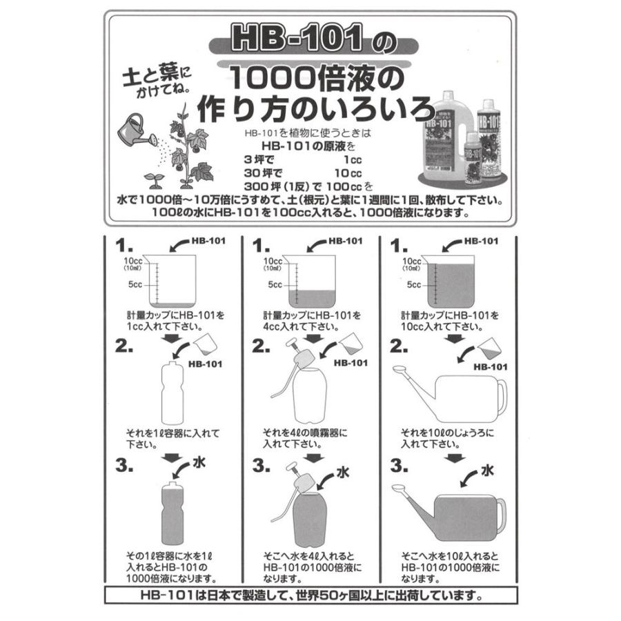 フローラ 天然植物活力液　液体HB-101 100cc｜yamakishi｜03