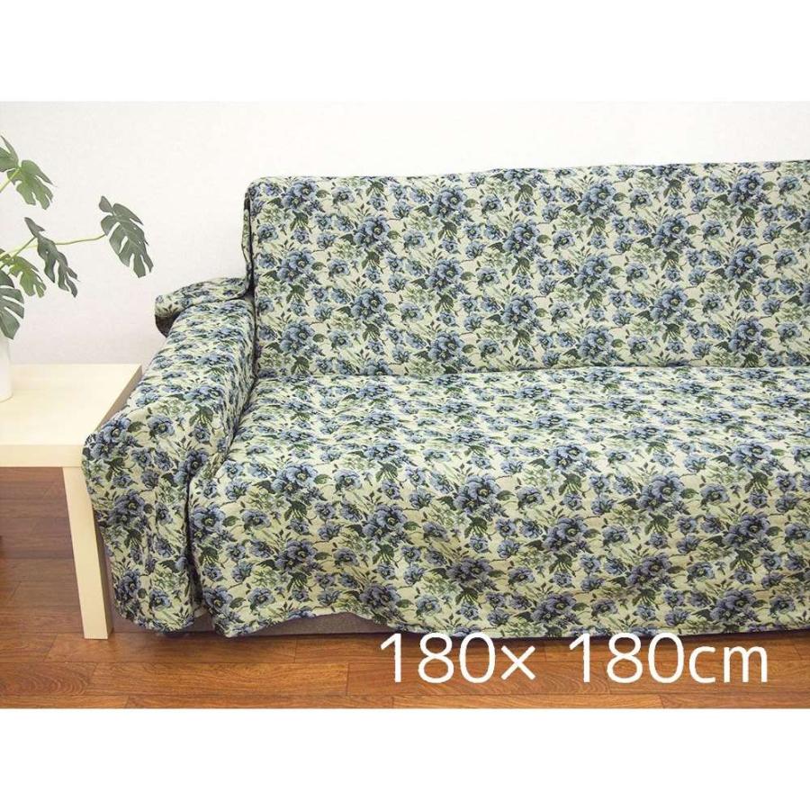 キョーエー ゴブランフリークロス 180×180cm ブーケ [マルチカバー