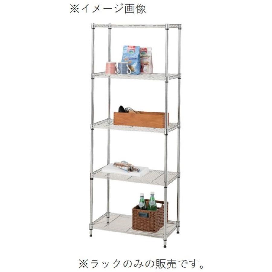 DOSHISHA ドウシシャ システムワイヤーシェルフ 5段 60W (幅59.5 DOSHISHA ドウシシャ システムワイヤーシェルフ 5段 60W (幅59.5