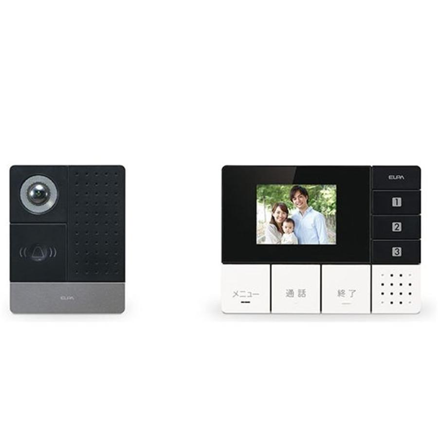 ELP ELPA DECT方式ワイヤレステレビドアホン 親機1台・子機1台セット