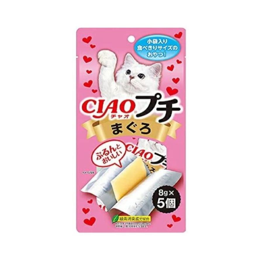 まる　チャオプチ5袋×4セット CIAO（いなばペットフード） いなばペット CIAO チャオ プチまぐろ