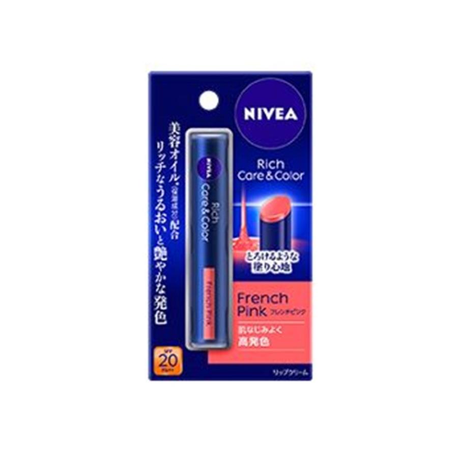 Kao（花王） ニベア リッチケア＆カラーリップ フレンチピンク