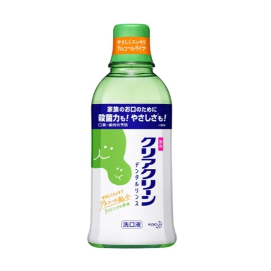 花王 クリアクリーンデンタルリンス ライトミント [薬用洗口液] 600ml [医薬部外品]｜yamakishi