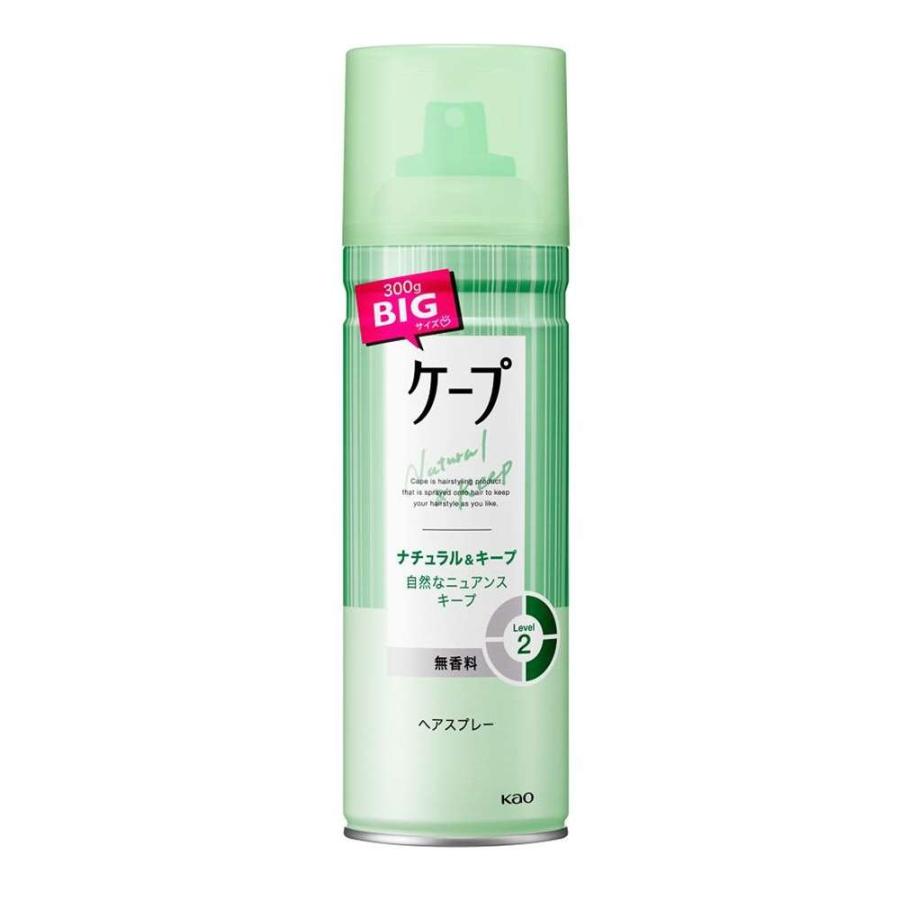 Kao（花王） ケープ ナチュラル＆キープ 無香料 [スタイリング剤 ヘアスプレー 頭髪] 300g 爆買 : ヤマキシヤフー店 - 通販 ...