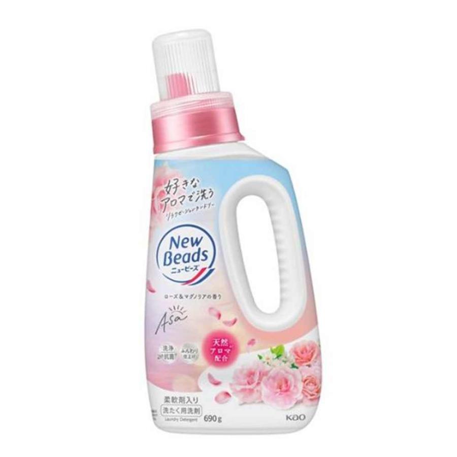 花王 ニュービーズ ローズ&マグノリアの香り [洗剤 洗濯 液体 衣類