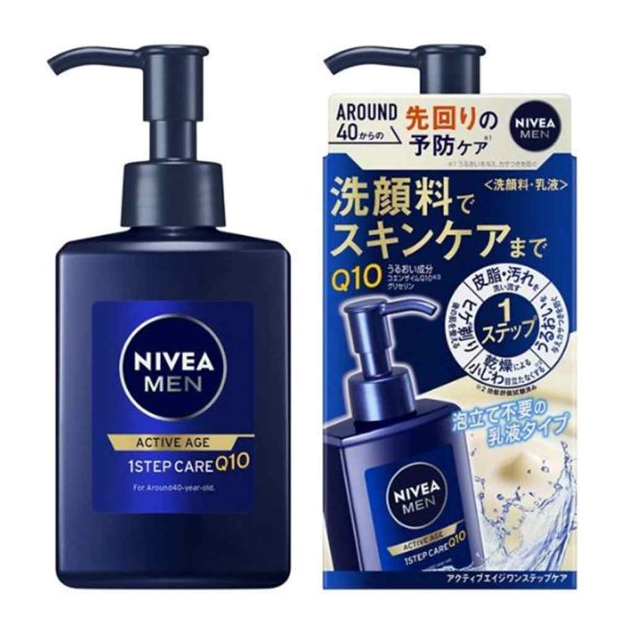 洗顔料 HN 花王 ニベアメン アクティブエイジ ワンステップケア [スキンケア 洗顔