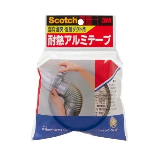 3M 3M（スリーエム） ダクト用 耐熱アルミテープ 38mm [No.EN-05(4.5m