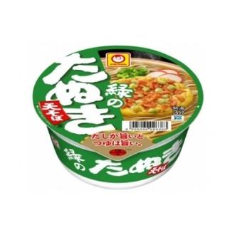 マルちゃん 【ケース売り】東洋水産 緑のたぬき 天そば (西向け) 12個