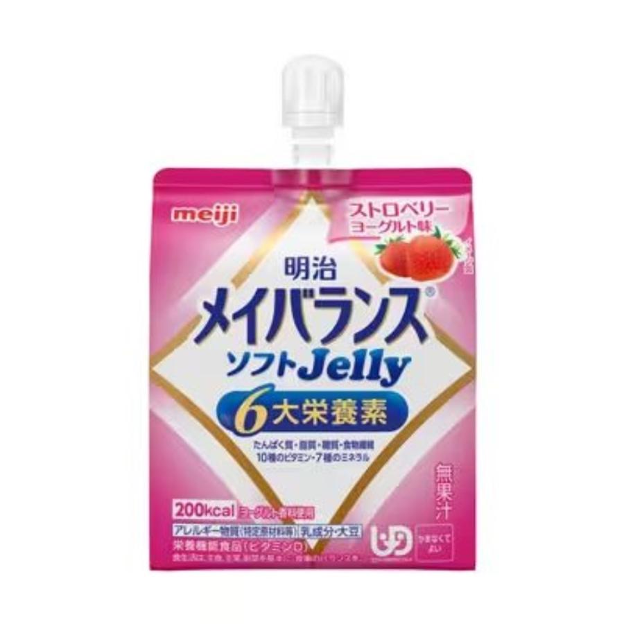明治 メイバランスソフトJelly ストロベリーヨーグルト味 [ゼリー 栄養