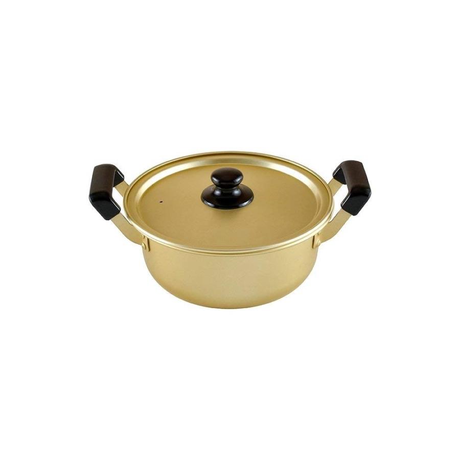 和平フレイズ 豊味庵 アルミ 両手鍋18cm(ガス火専用) RA-9699