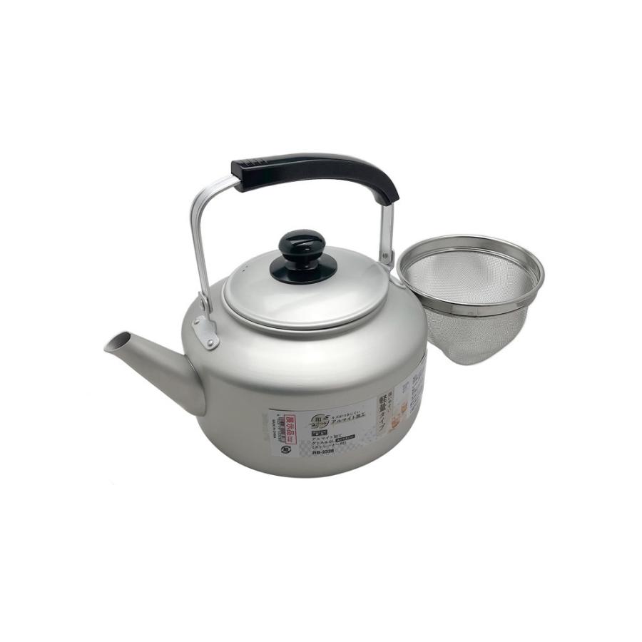 和平フレイズ 【ガス火専用】和づつみ アルマイト加工ケトル 4.0L