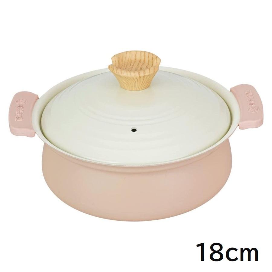 和平フレイズ Wahei Freiz キオン Ih お洒落 Kion セラミック加工 北欧風 18cm Rb 1718 ガス対応 片手鍋