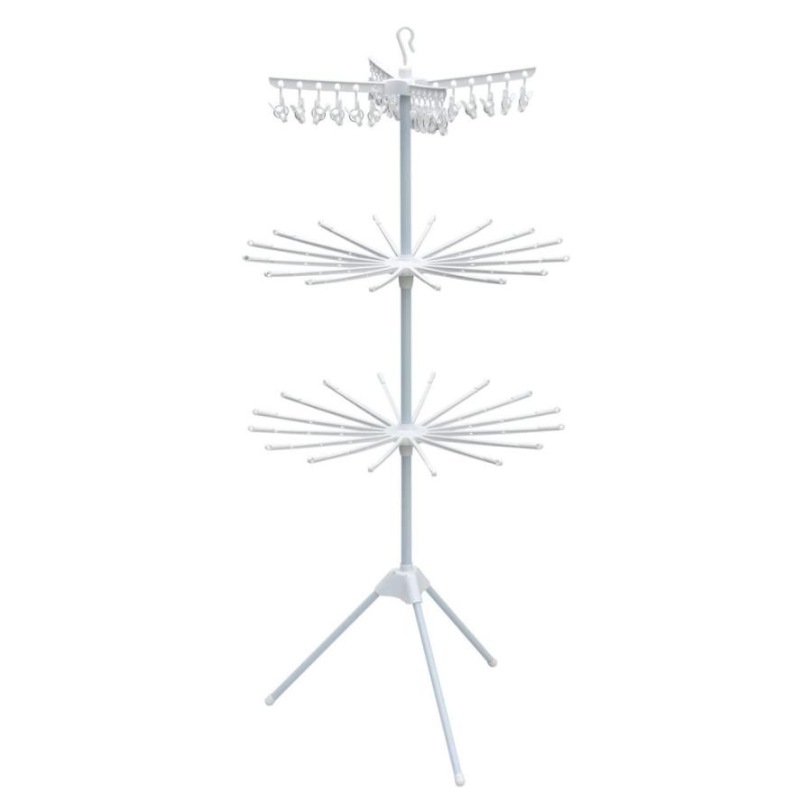 和平フレイズ マイドライII パラソル型 室内物干し 3段 [洗濯 物干し