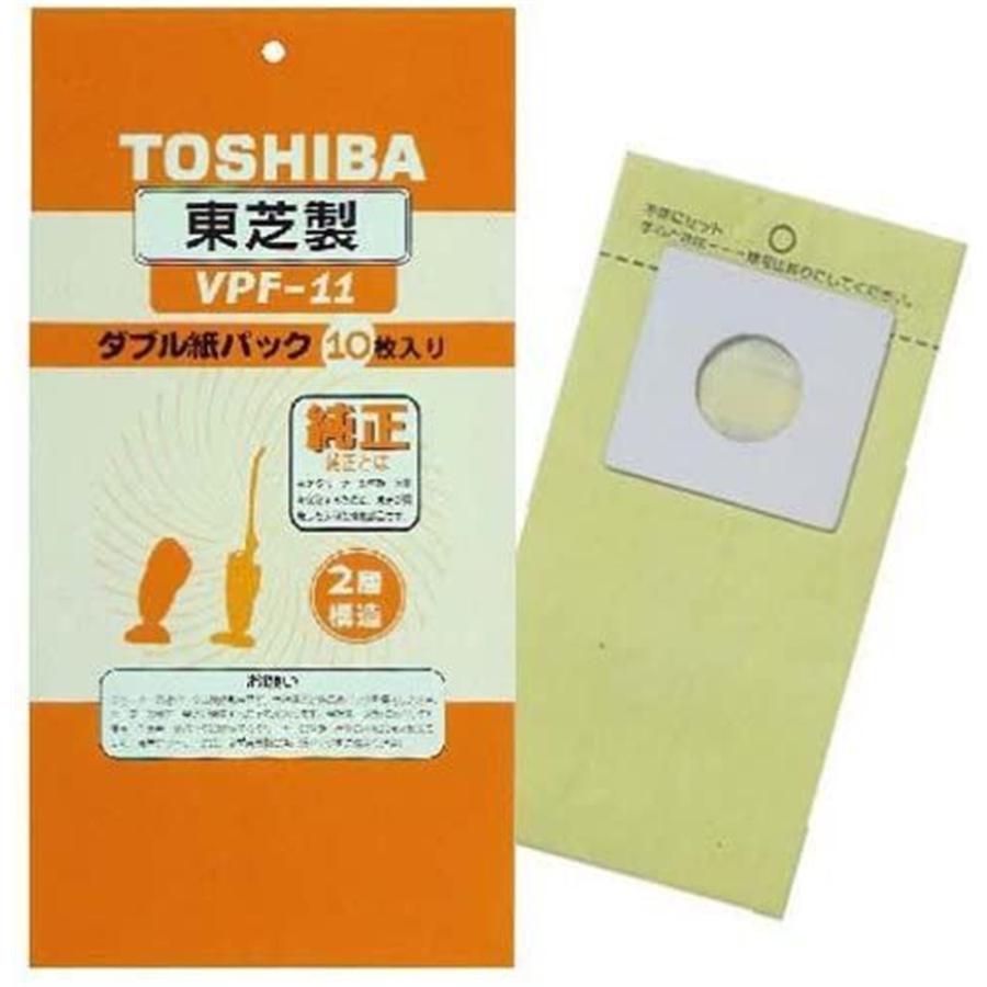 東芝 純正 ダブル紙パックフィルタ ハンディ・スティックタイプ用 10枚入 VPF-11｜yamakishi