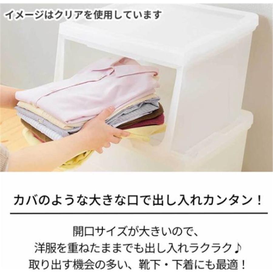 天馬 プロフィックス カバコ Mサイズ [収納 衣装ケース フラップ式 半 