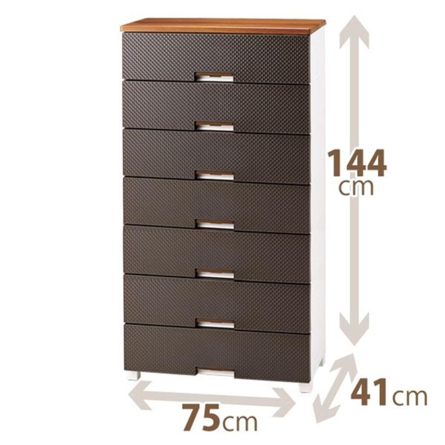 天馬　フィッツプラス　FM7507 幅75cm7段 天馬 フィッツプラス メッシュ FM7507 【幅75cm×7段】BR(ブラウン