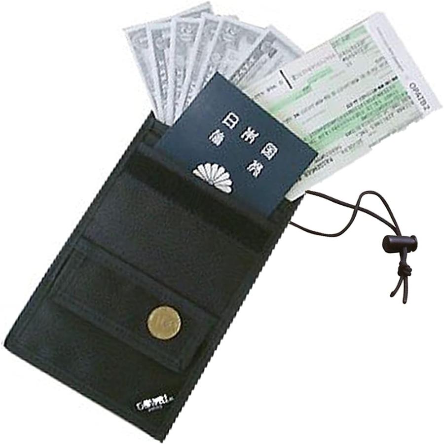 gowell(ゴーウェル) トラベルパス [旅行 パスポート 貴重品 現金 カード] ブラック 4905414001017ヤマキシヤフー店