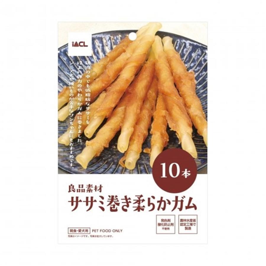 イトウ カンパニー 良品素材 ササミ巻き柔らかガム 犬用おやつ 10本2円