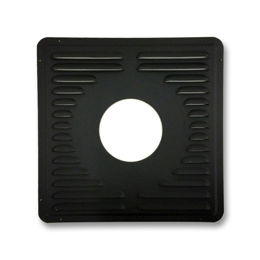 HONMA ホンマ製作所 黒耐熱ステンレス ガラリ付眼鏡板【ボイラー用】2