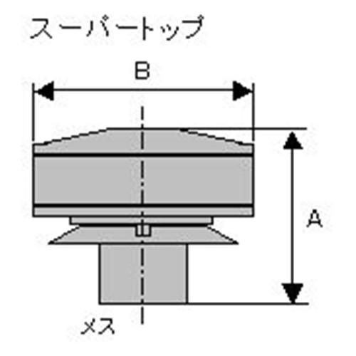 HONMA ホンマ製作所 ステンレス スーパートップ≪ハゼ折り煙突(シングル・二重兼用)/煙突径φ150mm（外筒径φ200mm）/煙突径φ150mm≫ [No.12847] 爆買_1
