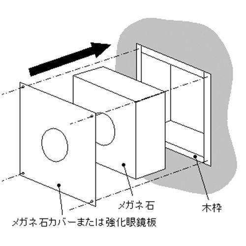 HONMA ホンマ製作所 メガネ石 厚み150mm≪煙突壁出し用部材/φ150mm用（二重煙突φ106mm用）≫ [No.501807008]｜yamakishi｜02