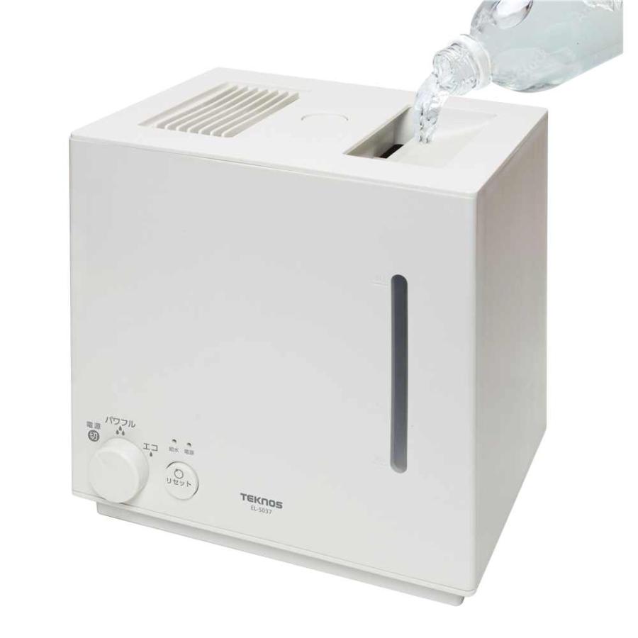 TEKNOS テクノス スチーム加湿器 3.7L 強弱2段階切替 [家電 TEKNOS テクノス スチーム加湿器 3.7L 強弱2段階切替 [家電
