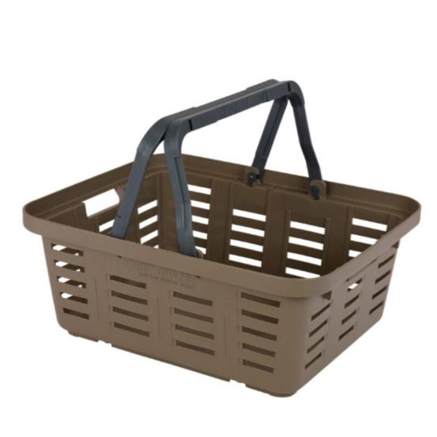 リングスター スーパーバスケット ブラウン [工具 収納 カゴ 頑丈 丈夫