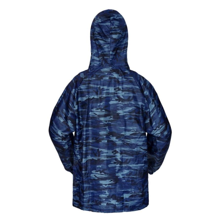 カジメイク 迷彩ヤッケ (ウィンドブレーカー) Lサイズ [合羽 レイン