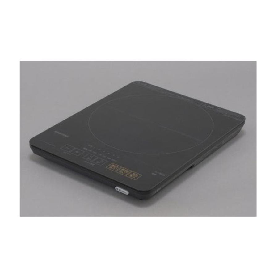 アイリスオーヤマ 薄型IH煮炊き暖房器 1400W [黒いこと] IHC-T43-B 爆買 卓上IH調理器-家電-IH、電磁調理器
