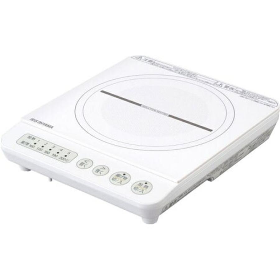 IHクッキングヒーター 卓上 1口 静か 小型 おしゃれ IHコンロ IHヒーター コンロ 1000W 一人暮らし アイリスオーヤマ IHK-T38 IHK-T36