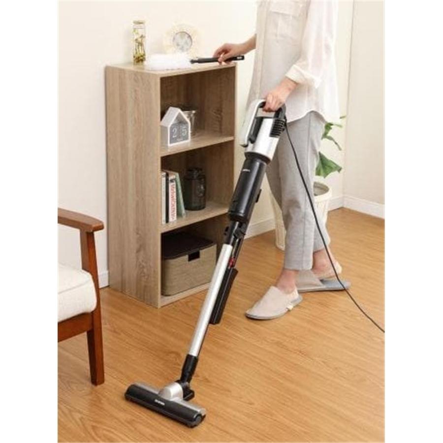 アイリスオーヤマ 掃除機 極細軽量スティッククリーナー モップ付 AC