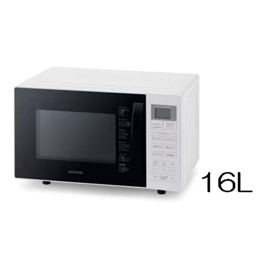 カサゴ　美品 アイリスオーヤマ オーブンレンジ ターンテーブル 電子レンジ アイリスオーヤマ オーブンレンジ16L ターンテーブル ホワイト