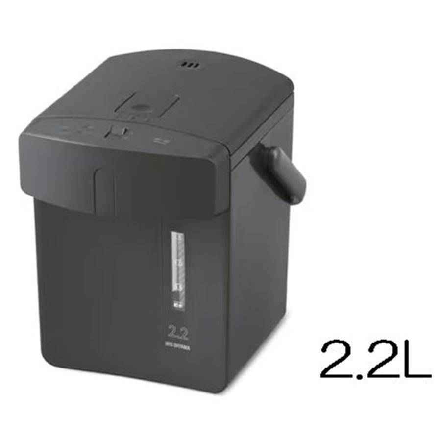 アイリスオーヤマ ジャーポット メカ式 2.2L ブラック [家電 キッチン