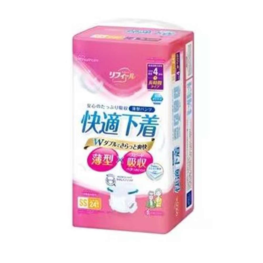 アイリスオーヤマ リフィール 快適下着 薄型パンツ SSサイズ 24枚入り