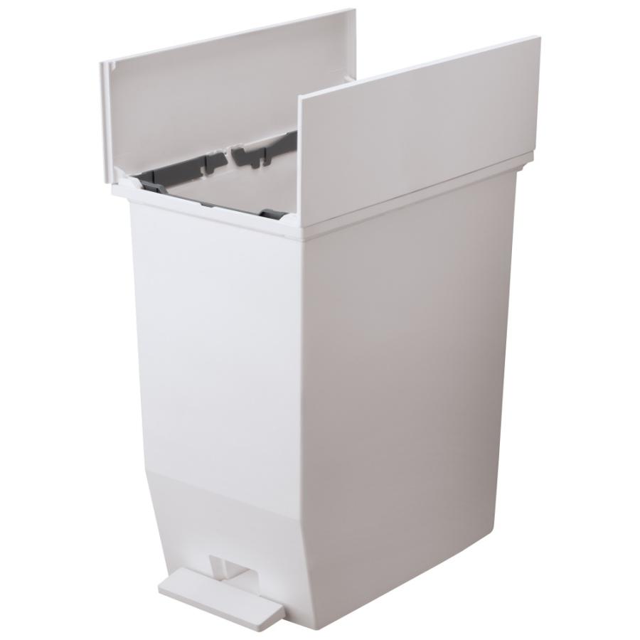 リス H＆H 棚下で使える ペダル ダストボックス 45L [ごみ箱 ゴミ箱