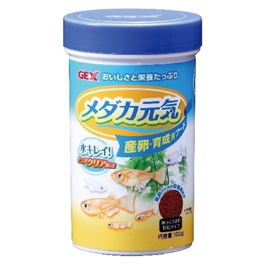 GEX ジェックス メダカ元気 産卵・育成用フード [めだか えさ] 100g｜yamakishi