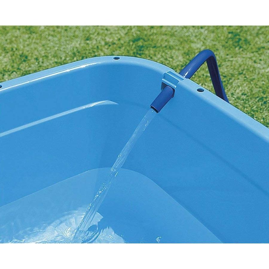 TONBO（新輝合成） トンボ 角型タライジャンボ水抜栓付 ブルー 60型