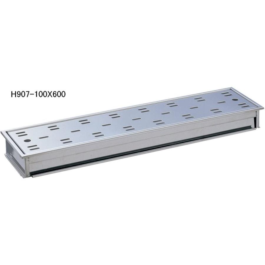 SANEI 排水溝(バスルーム用) 98×598mm [排水用品 浴室] H907-100X600 爆買
