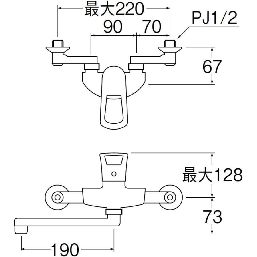 SANEI(水栓金具) 三栄水栓 SANEI シングルレバー混合栓 一般地 SANEI(水栓金具) 三栄水栓 SANEI シングルレバー混合栓 一般地