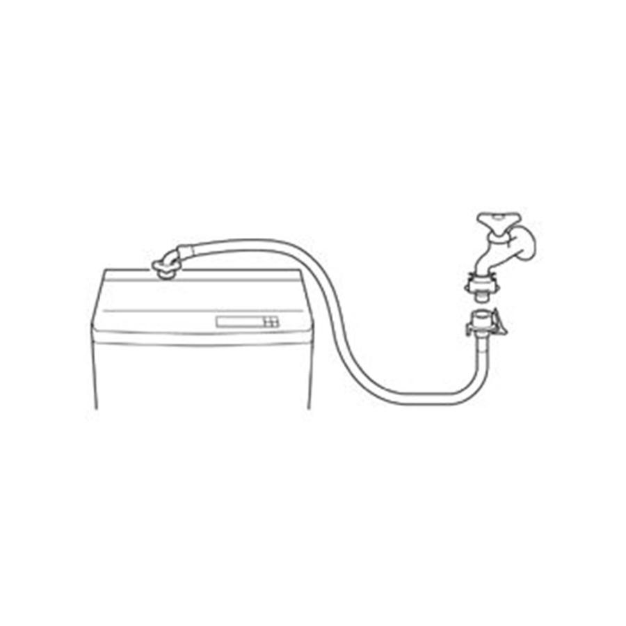 三栄水栓 SANEI 自動洗濯機給水ホース 5m《洗濯機用品/洗濯機給水ホース・部品》 [PT17-1-5] ヤマキシPayPayモール店 - 通販  - PayPayモール