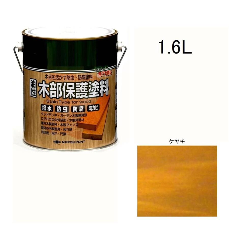 ニッペホームプロダクツ 油性木部保護塗料 ケヤキ [木材 防虫