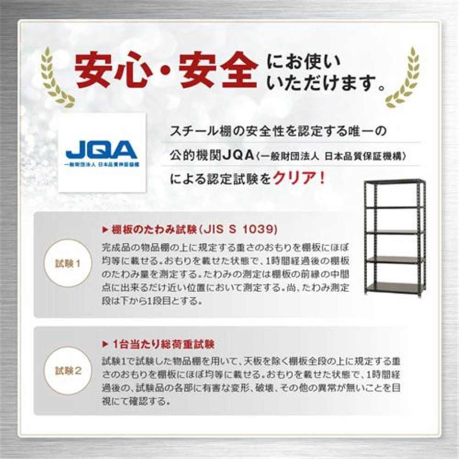 キタジマ スマートラック 黒 4段 幅90×奥行30×高さ180cm [スチールラック]【離島配送不可】【時間帯指定不可】【同梱不可】 NSTR-664 【C】【代引不可】 爆買の画像