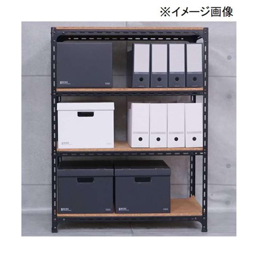 キタジマ アングル棚 4段 ブラック 幅90×奥行60×高さ120cm [スチールラック]【離島配送不可】【時間帯指定不可】【同梱不可】 AD-53-4-B 【C】【代引不可】