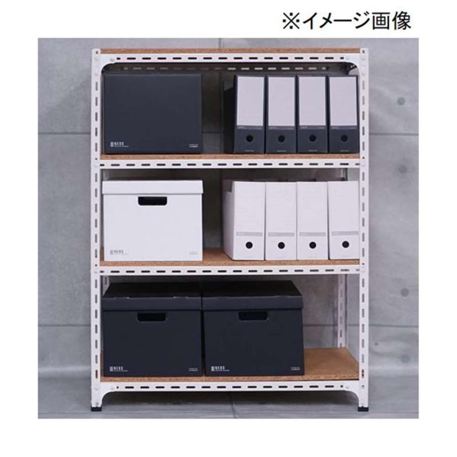 キタジマ アングル棚 4段 ホワイト 幅45×奥行45×高さ120cm [スチールラック]【離島配送不可】【時間帯指定不可】【同梱不可】 AD-22-4-W 【C】【代引不可】_3