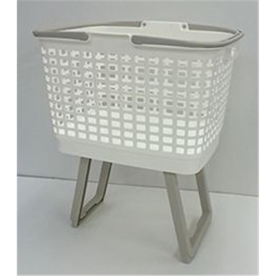 ヒマラヤ化学 腰らくバスケット [収納用品 洗濯 かご 折りたたみ