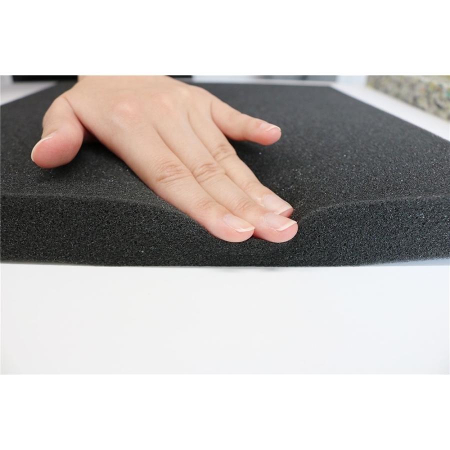 明和グラビア スラブウレタン イスリフォーム用 45×45×35mm [家具 修理 クッション交換 椅子] SL-4535 BK 爆買