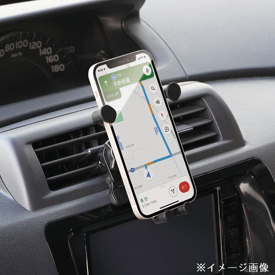 槌屋ヤック リンケージスマホホルダー エアコン [カー用品 車