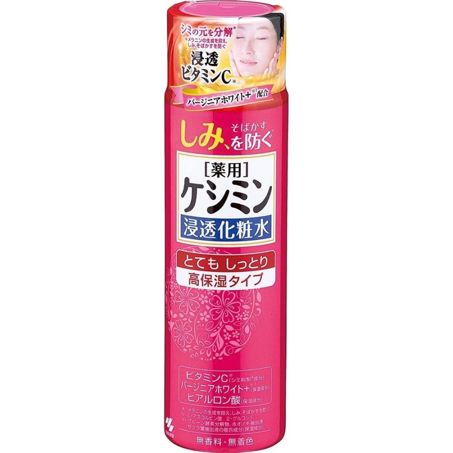 ケシミン浸透化粧水 とてもしっとり 高保湿タイプ 160ml 【10個セット】【お取り寄せ】(4987072050477-10)(4987072050477-10) 小林製薬 薬用 ケシミン 浸透化粧水 とてもしっとり [しみ そばかす