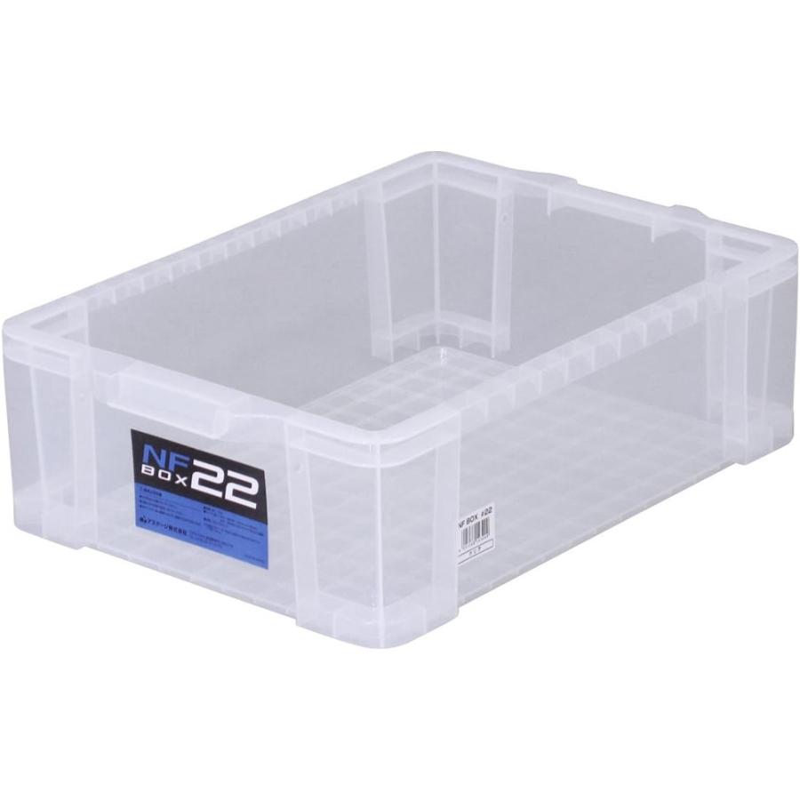 JEJアステージ (ASTAGE) NFボックス #22 [コンテナ BOX ツール 収納 ケース 雑貨 工具入れ 道具入れ 積み重ね] クリア 爆買（Yahoo!・ヤマキシヤフー店）
