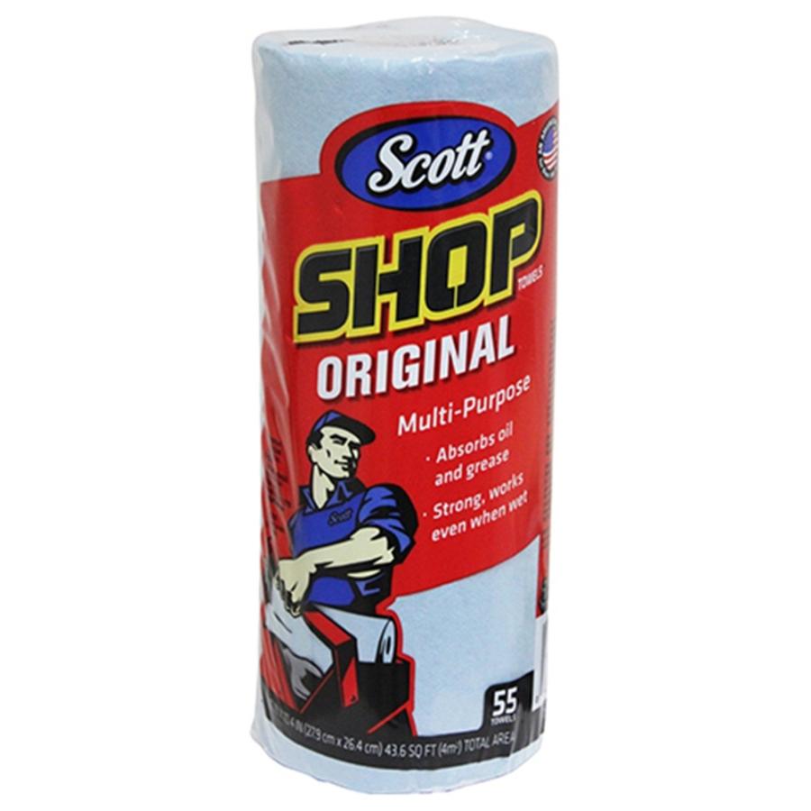 SCOTT ショップタオル ブルーロール 55マイ 65900 爆買 : ヤマキシ